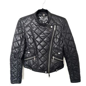 BURBERRY NYLON BIKER JACKET